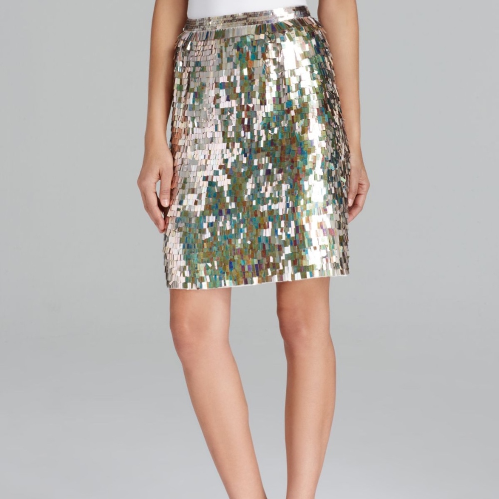 French Connection Shimmer Skirt NWT